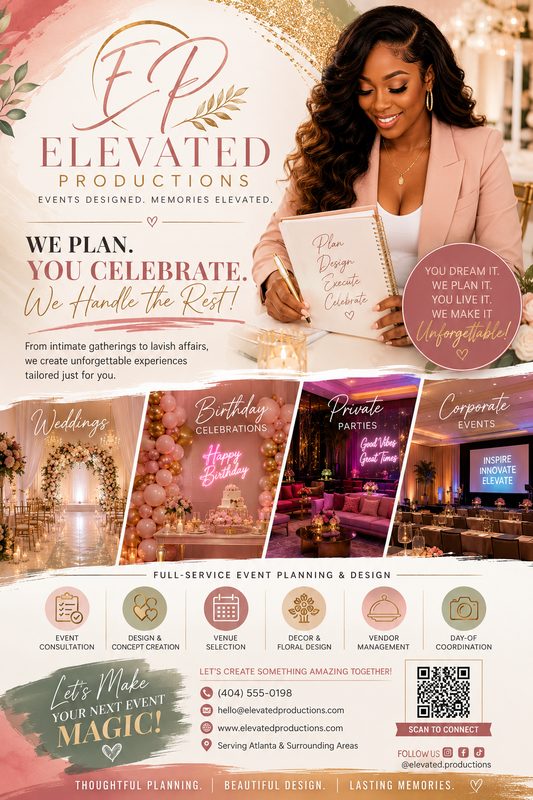 Elevated Productions Flyer