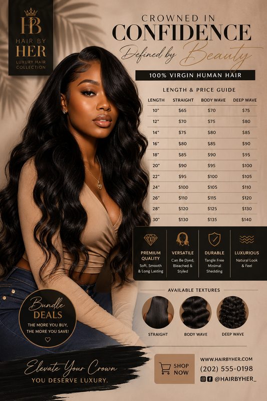 Hair By Her Flyer
