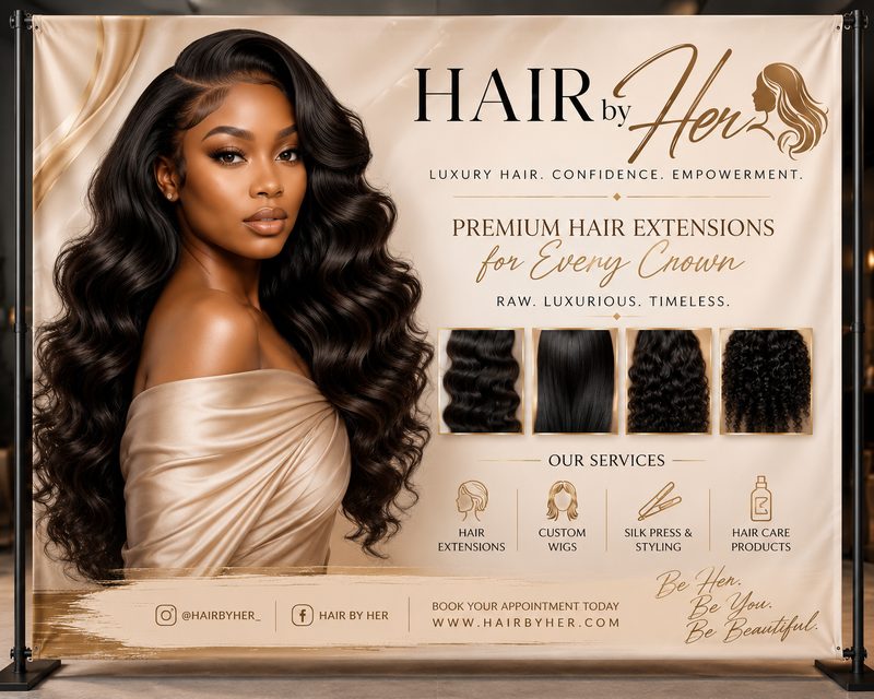 Hair By Her Backdrop